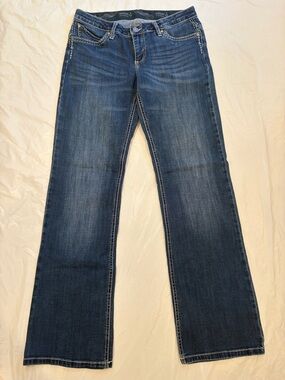 Wrangler Jeans Women's 7/8 x 34 Blue Med Wash Shiloh Bootcut